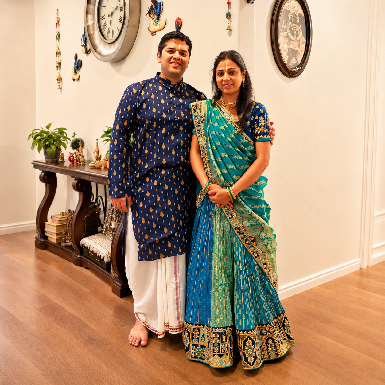 Ishvara Gauranga Das and Sriji Priya Devi Dasi, founders of Vraj Vivah